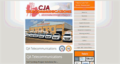 Desktop Screenshot of cjatelecoms.co.za
